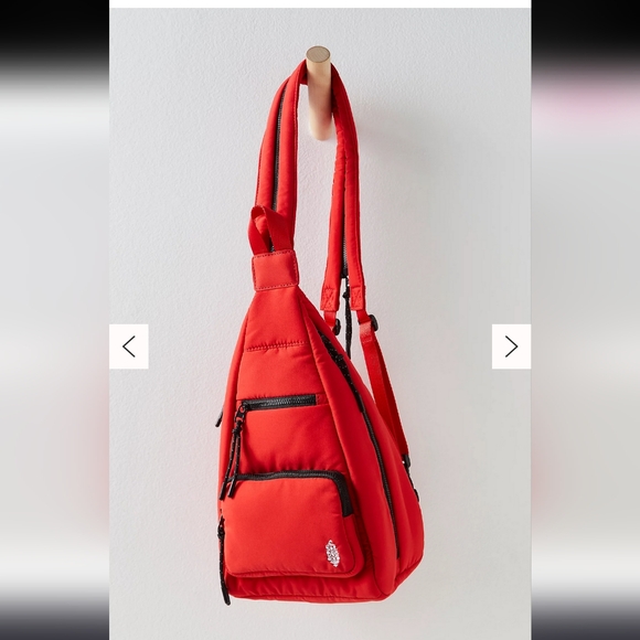 Free People Movement Cakewalk Sling NWOT Color Flame $78 sold out - Picture 1 of 11